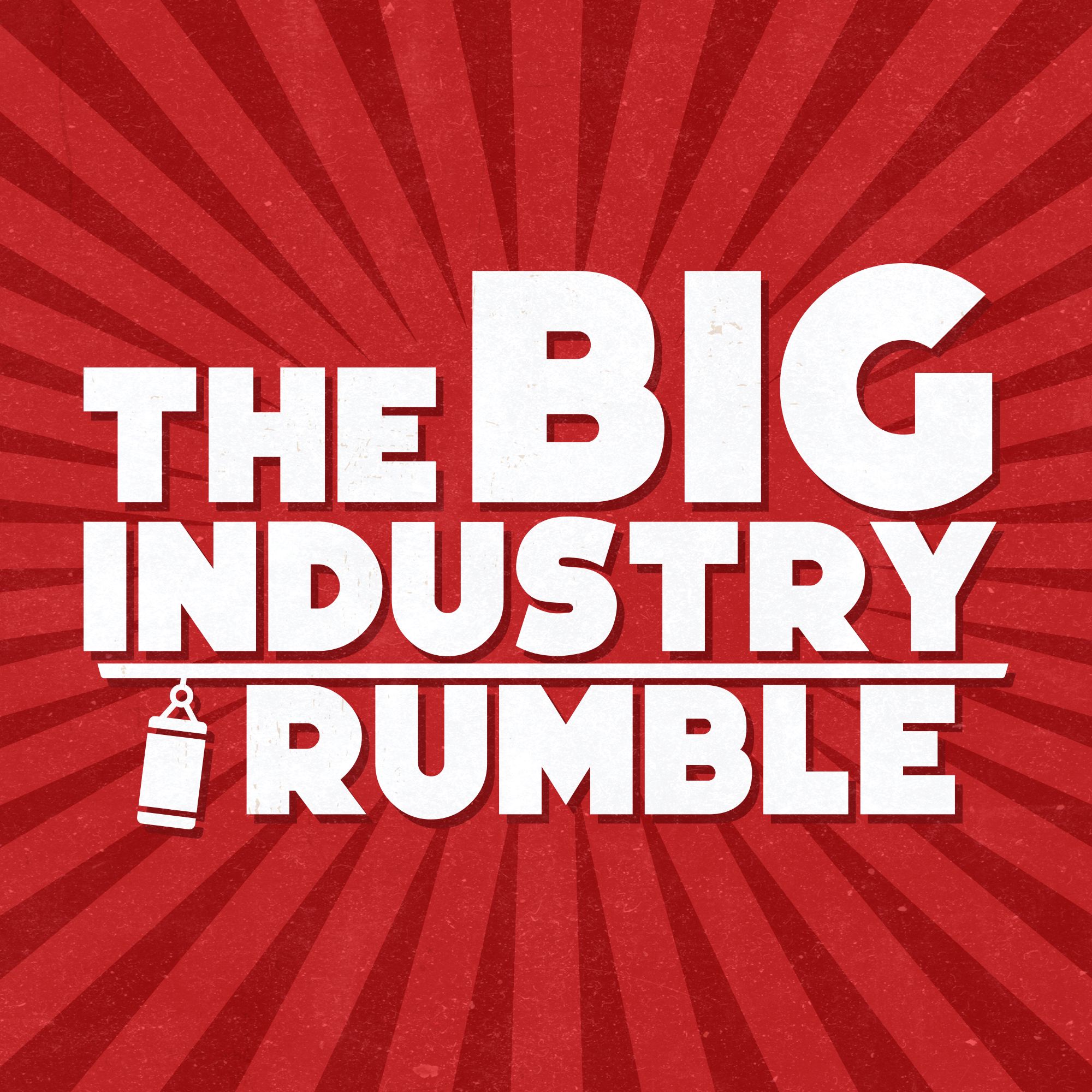 The Big Industry Rumble logo on a red burst background
